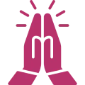 Optional prayer stops or blessing